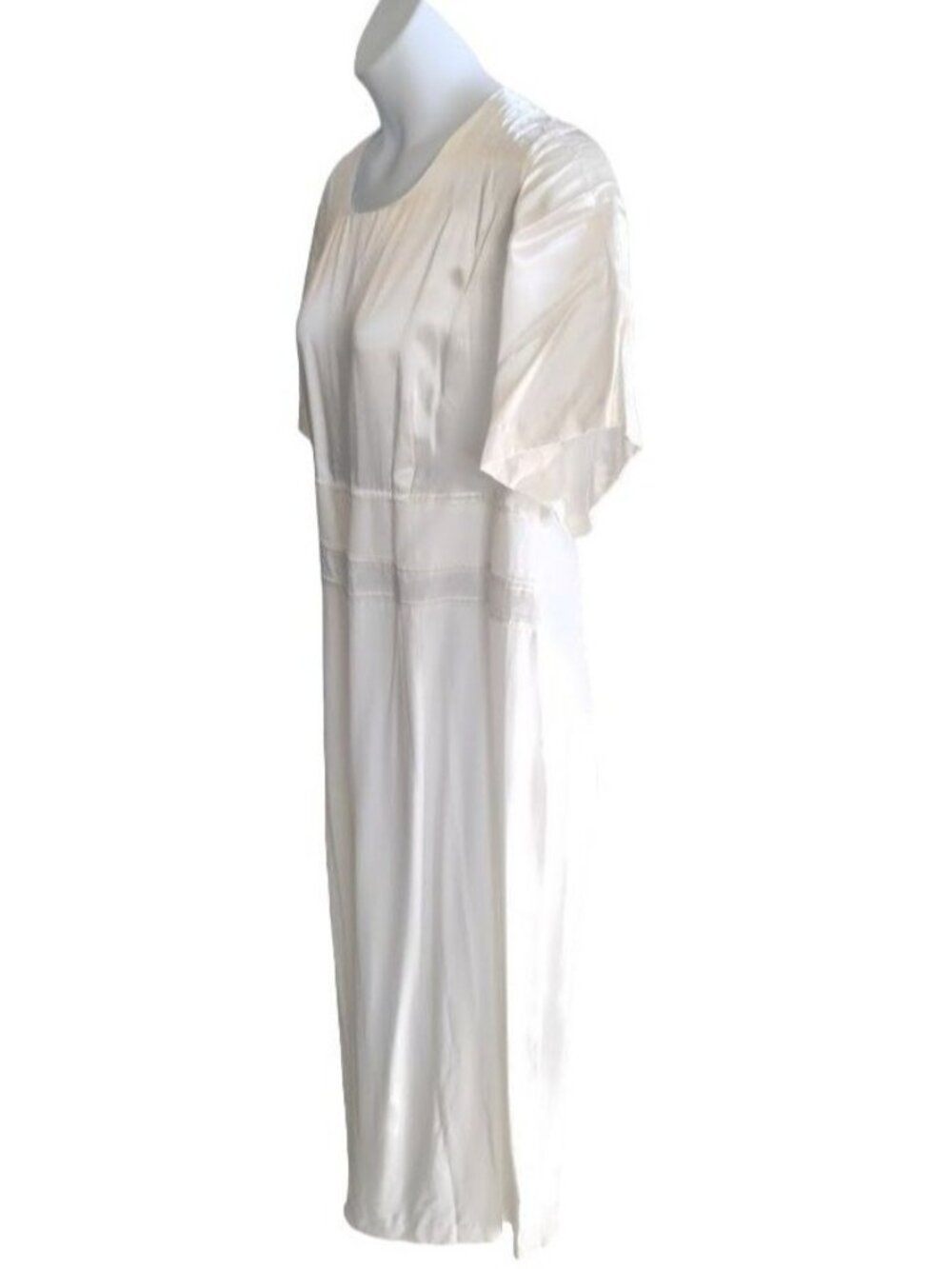 Ronni Nicole II Plus Size 24W Dress & Jacket Maxi Ivory Back Zip Two-Piece Set - Picture 7 of 12